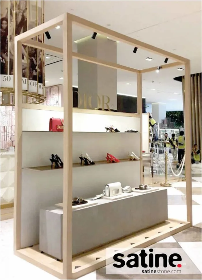Dior-winkel met microcement Satine in Dubai