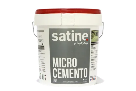 MICROCEMENTO MONOCOMPONENTE · Изображение включено в технический паспорт продукта.
